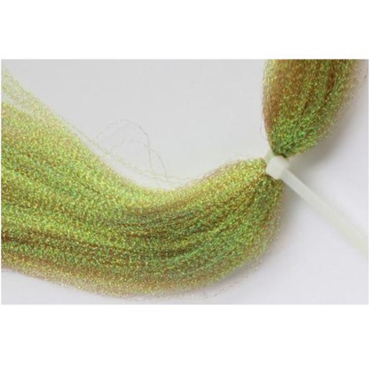 Hedron Flashabou Accent Dyed Over Pearl - Olive